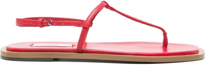 TOTEME Nappa sandalen met T-bandje Rood