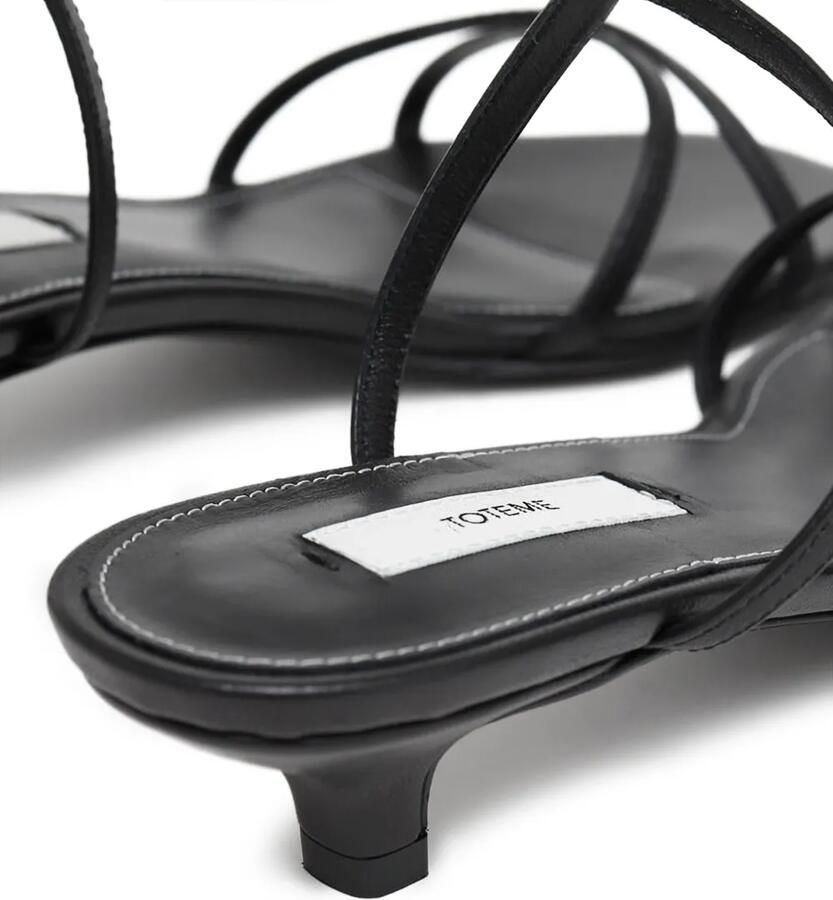 TOTEME Sandalen met bandjes Zwart - Foto 2