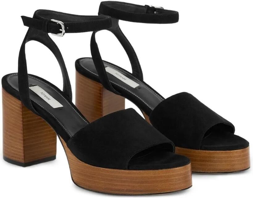 TOTEME Sandalen met plateauzool Zwart - Foto 5