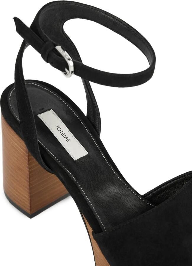 TOTEME Sandalen met plateauzool Zwart - Foto 4