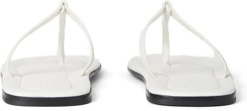 TOTEME Sandalen met T-bandje en vierkante neus Wit - Foto 3