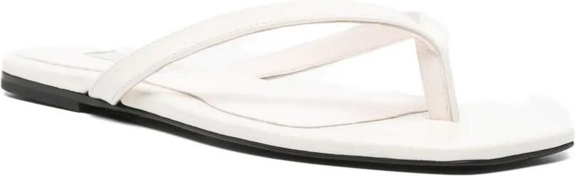 TOTEME Sandalen met vierkante neus Wit - Foto 4