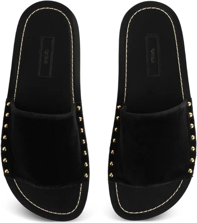 TOTEME Slippers met studs Zwart - Foto 2