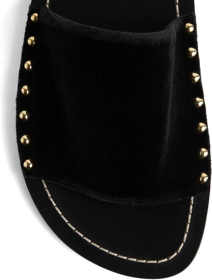 TOTEME Slippers met studs Zwart - Foto 4