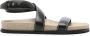 TOTEME The Chunky l leren sandalen Zwart - Thumbnail 1