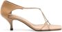 TOTEME The Strappy leren sandalen Beige - Thumbnail 1