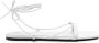 TOTEME The Croco Tie sandalen Wit - Thumbnail 1
