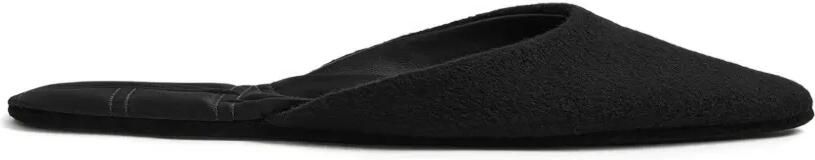 TOTEME Wollen slippers Zwart