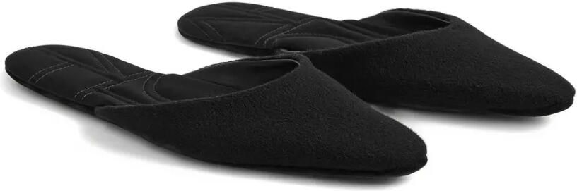 TOTEME Wollen slippers Zwart - Foto 5