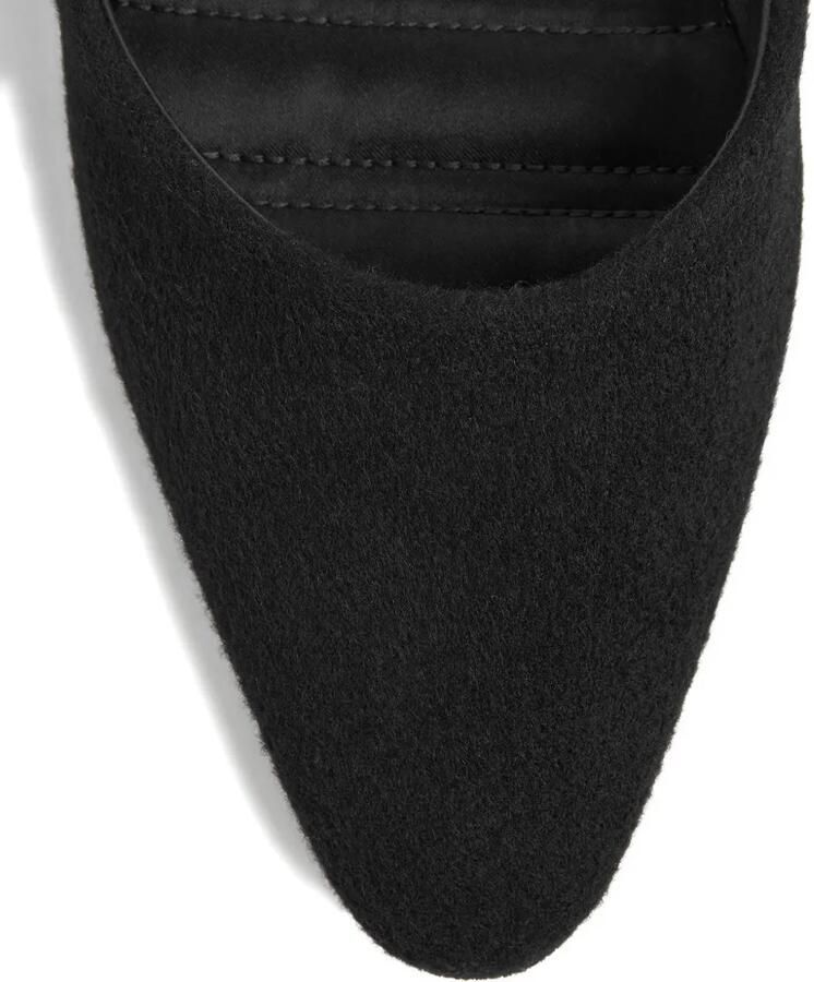 TOTEME Wollen slippers Zwart - Foto 2