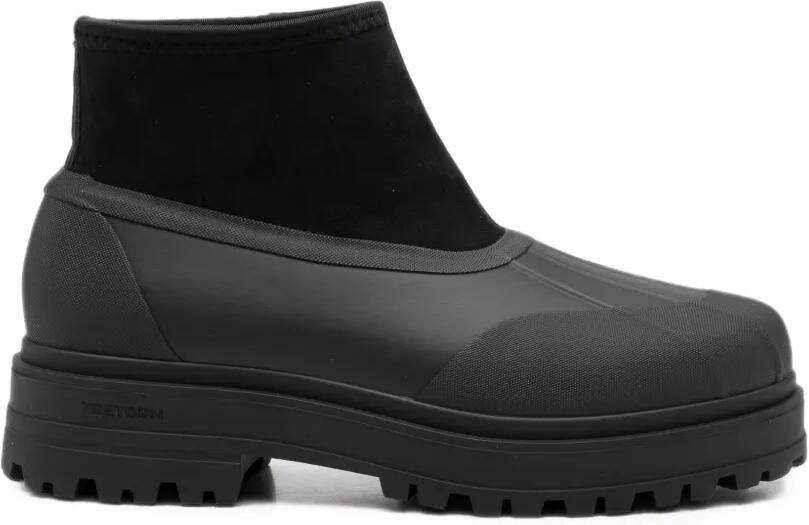 Tretorn Avan Hybrid M laarzen met chunky zool en vlakken Zwart