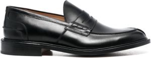 Tricker's Loafers met ronde neus Zwart