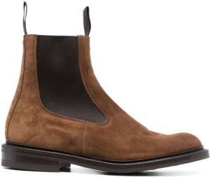 Tricker's Cubana suède enkellaarzen Bruin