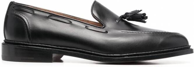 Tricker's Elton loafers met kwastje Zwart
