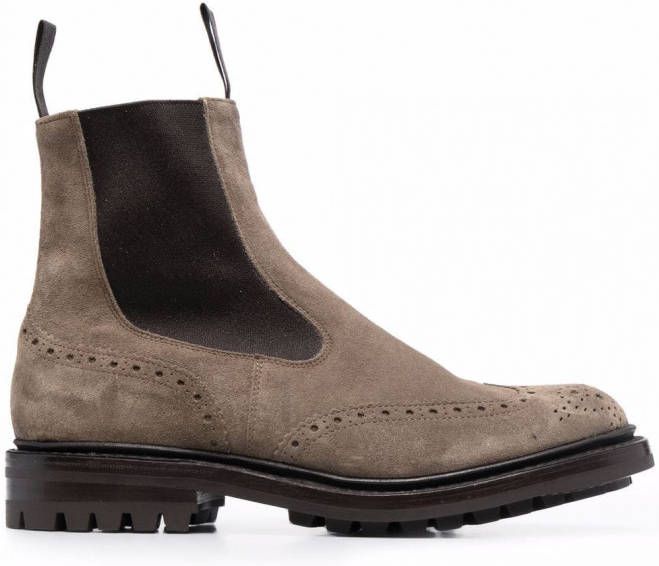 Tricker's Suède laarzen Bruin