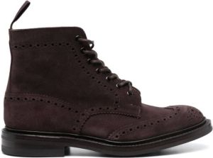 Tricker's Suède enkellaarzen Bruin