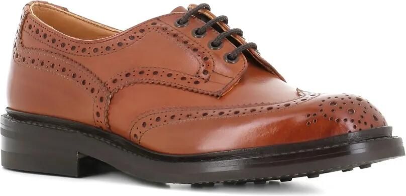 Tricker's Bourton brogue derby schoenen Bruin - Foto 5