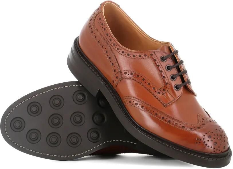 Tricker's Bourton brogue derby schoenen Bruin - Foto 2