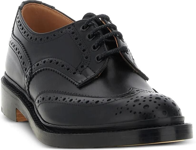 Tricker's Bourton brogue derby veterschoenen Zwart - Foto 3