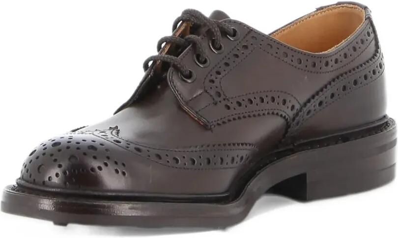 Tricker's Bourton brogue leather Derby shoes Bruin - Foto 3