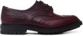 Tricker's Bourton brogues met wingtip Rood - Rood
