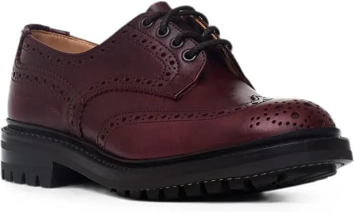 Tricker's Bourton brogues met wingtip Rood - Foto 2