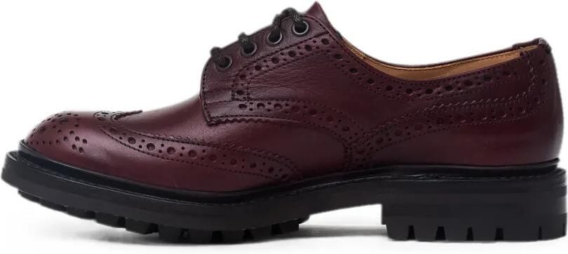 Tricker's Bourton brogues met wingtip Rood - Foto 3