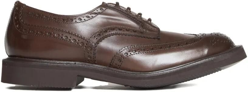 Tricker's Bourton leren derby schoenen Bruin