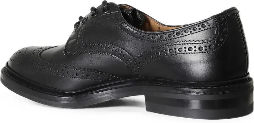 Tricker's Bourton leren derby schoenen Zwart