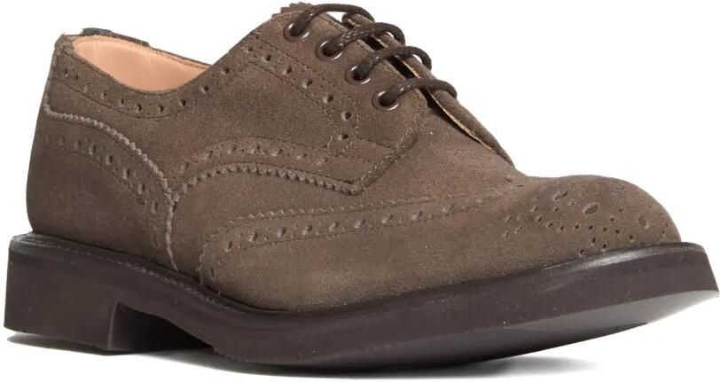 Tricker's Bourton suède derby brogues Bruin - Foto 2