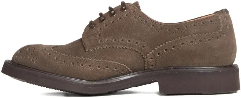 Tricker's Bourton suède derby brogues Bruin - Foto 3