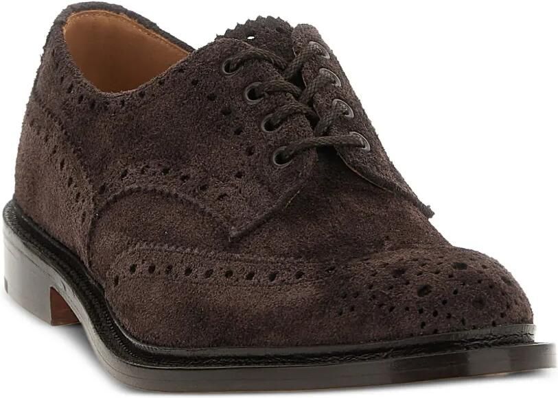 Tricker's Bourton suède Oxford veterschoenen Bruin - Foto 3