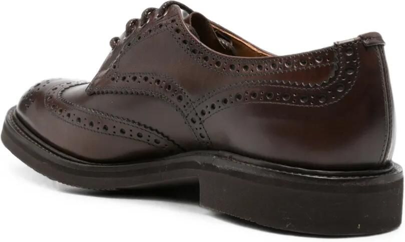 Tricker's Brogue leren derby schoenen Bruin - Foto 2
