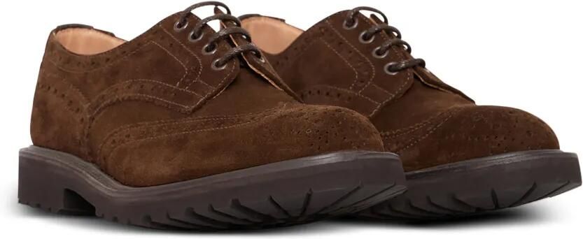 Tricker's Brogues met veters Bruin