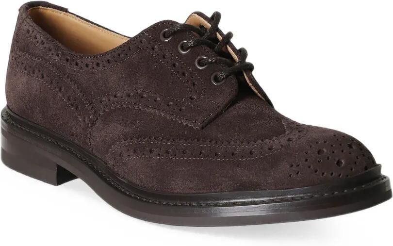 Tricker's Derby schoenen met brogue detail Bruin