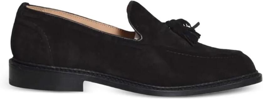 Tricker's Elton loafers met kwastje Zwart