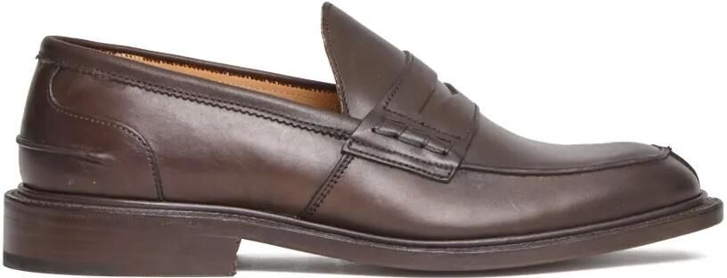 Tricker's James leren loafers Bruin