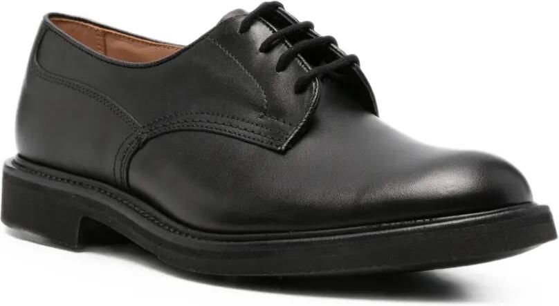 Tricker's Leren derby schoenen Zwart - Foto 3
