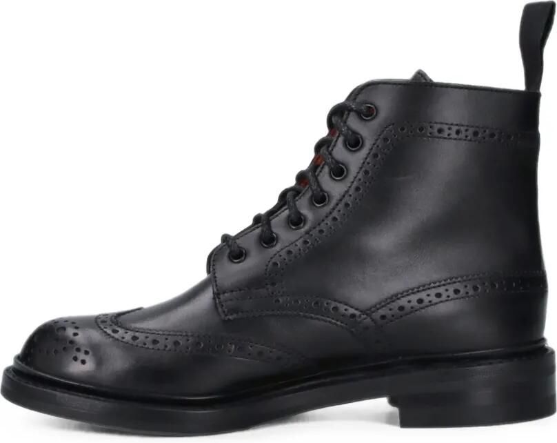 Tricker's Stephy veterlaarzen met brogue-detail Zwart - Foto 3