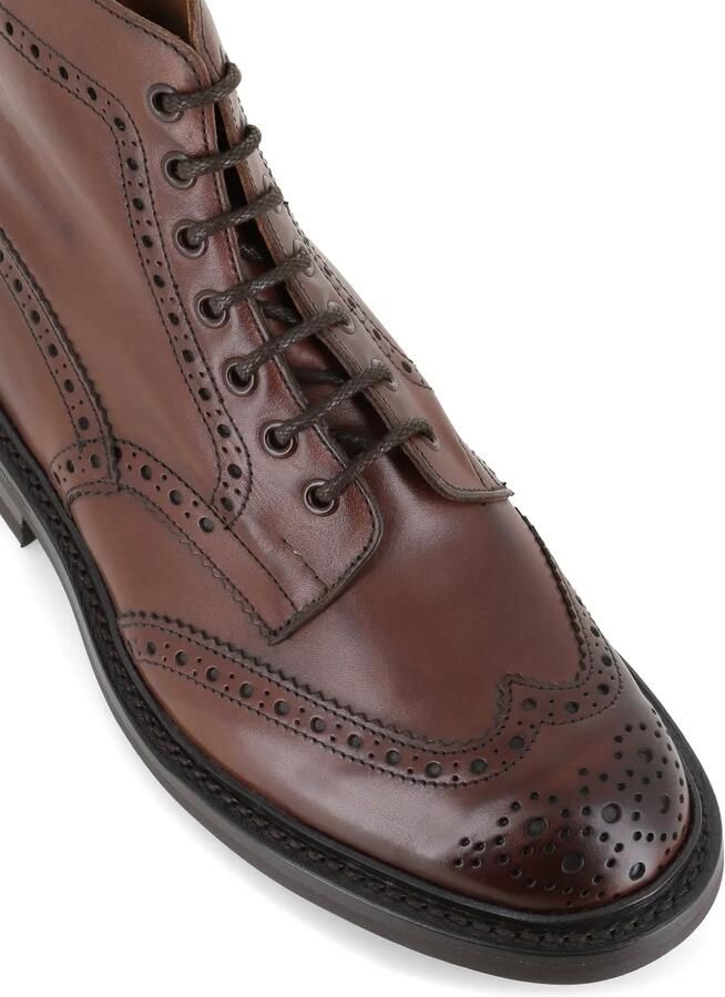 Tricker's Stow Country wingtip brogue ankle boots Bruin - Foto 4