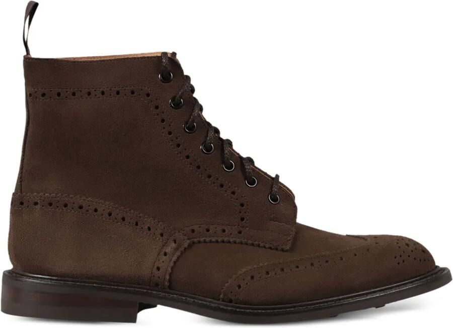 Tricker's Stow leren biker boots Bruin
