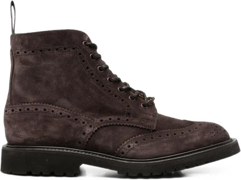 Tricker's Stow suède laarzen Bruin