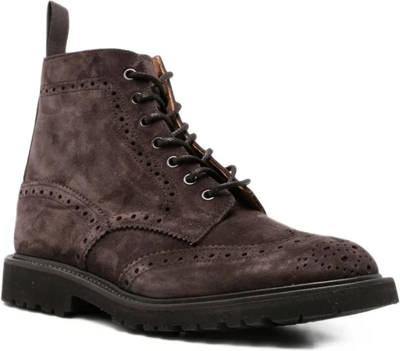 Tricker's Stow suède laarzen Bruin - Foto 2