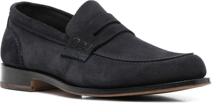 Tricker's Suède loafers Blauw - Foto 3