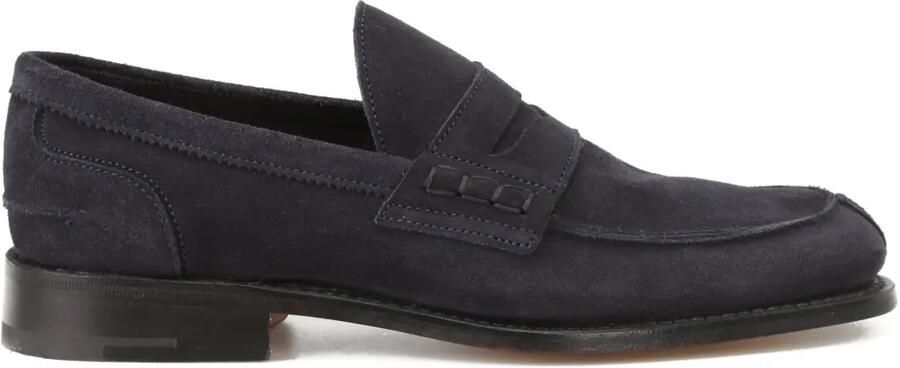 Tricker's Suède loafers Blauw