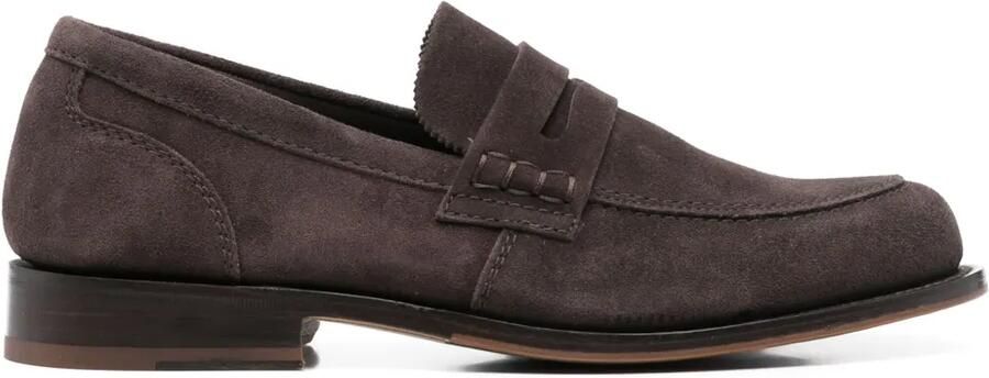 Tricker's Suède loafers Bruin