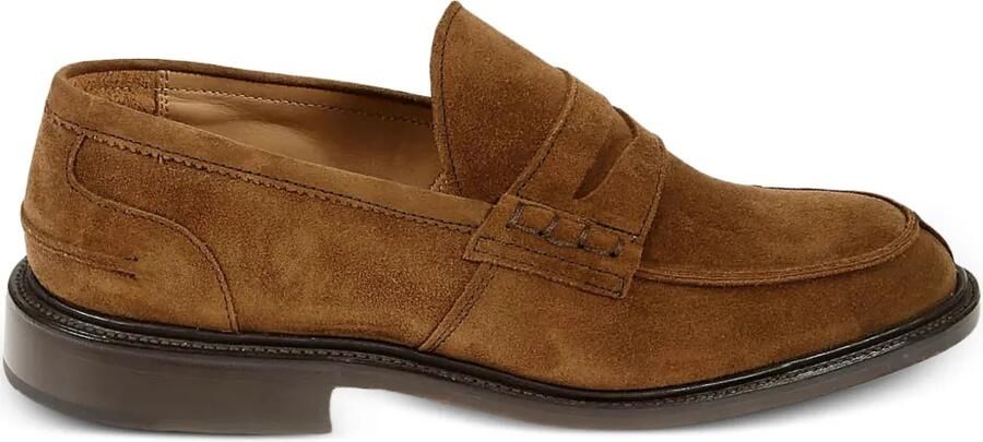 Tricker's Suède loafers Bruin