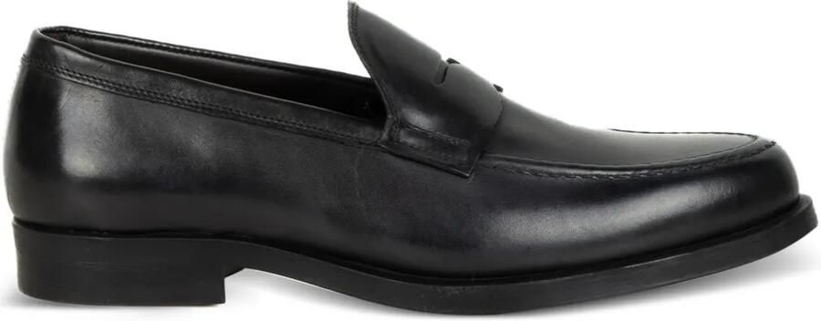 Triver Flight Leren loafers Zwart