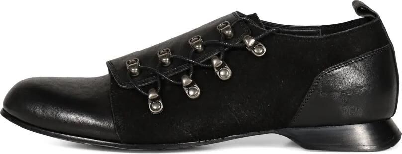 Troubled Waters Tracer leather derby shoes Zwart - Foto 4