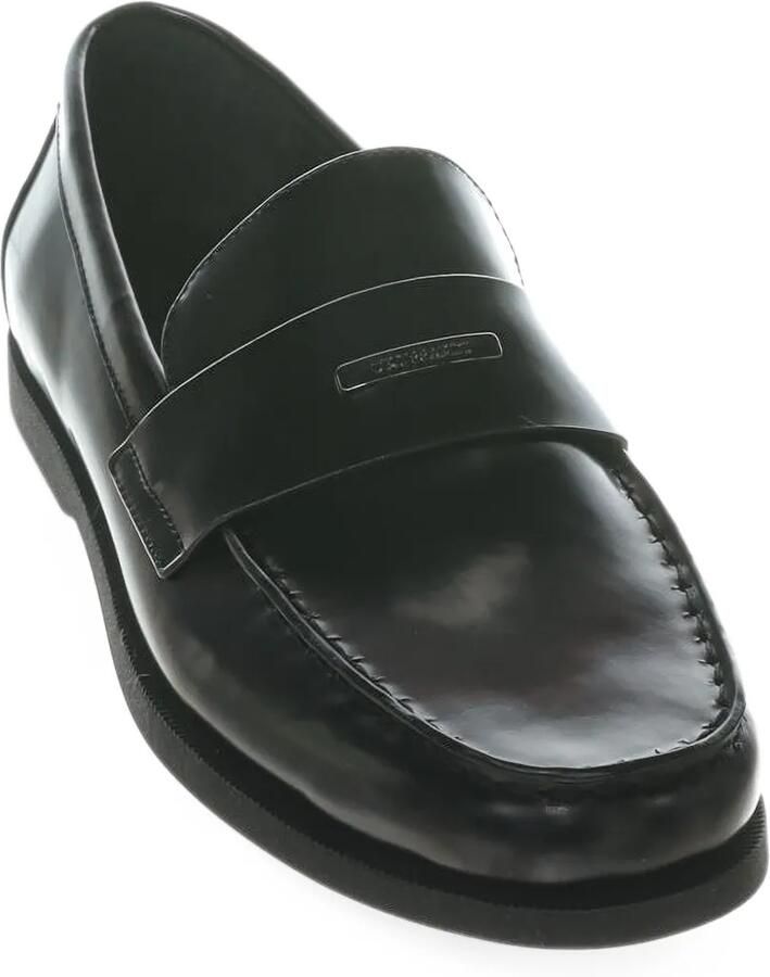 Trussardi Loafers met logoplakkaat Zwart - Foto 2
